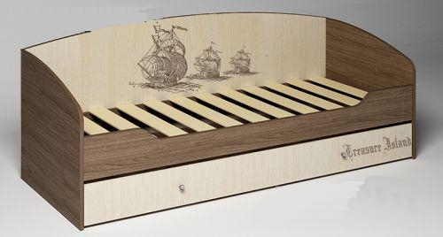 Кровать со спинкой «Пираты»